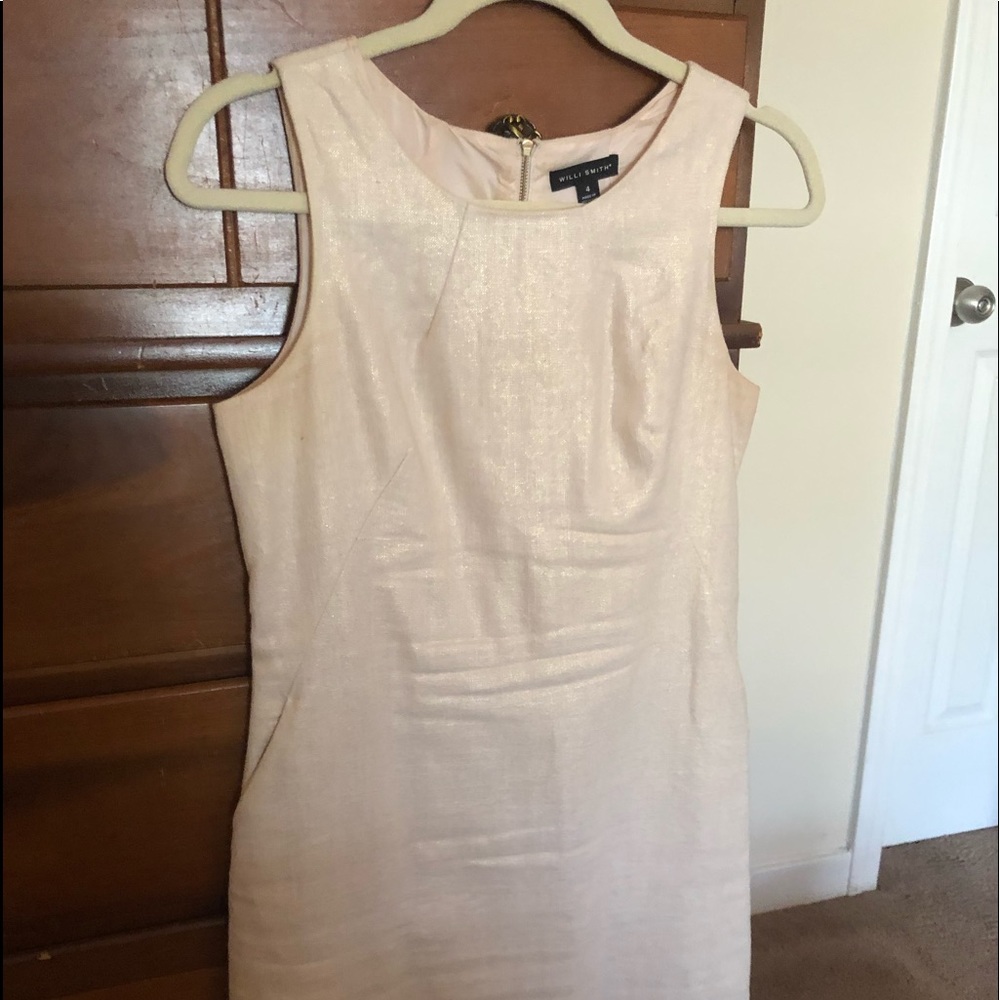Champagne Shift Dress